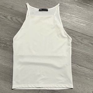 4/$20 Zara White Tank